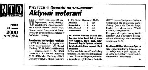 02.03.2000 - KWS CUP 2000